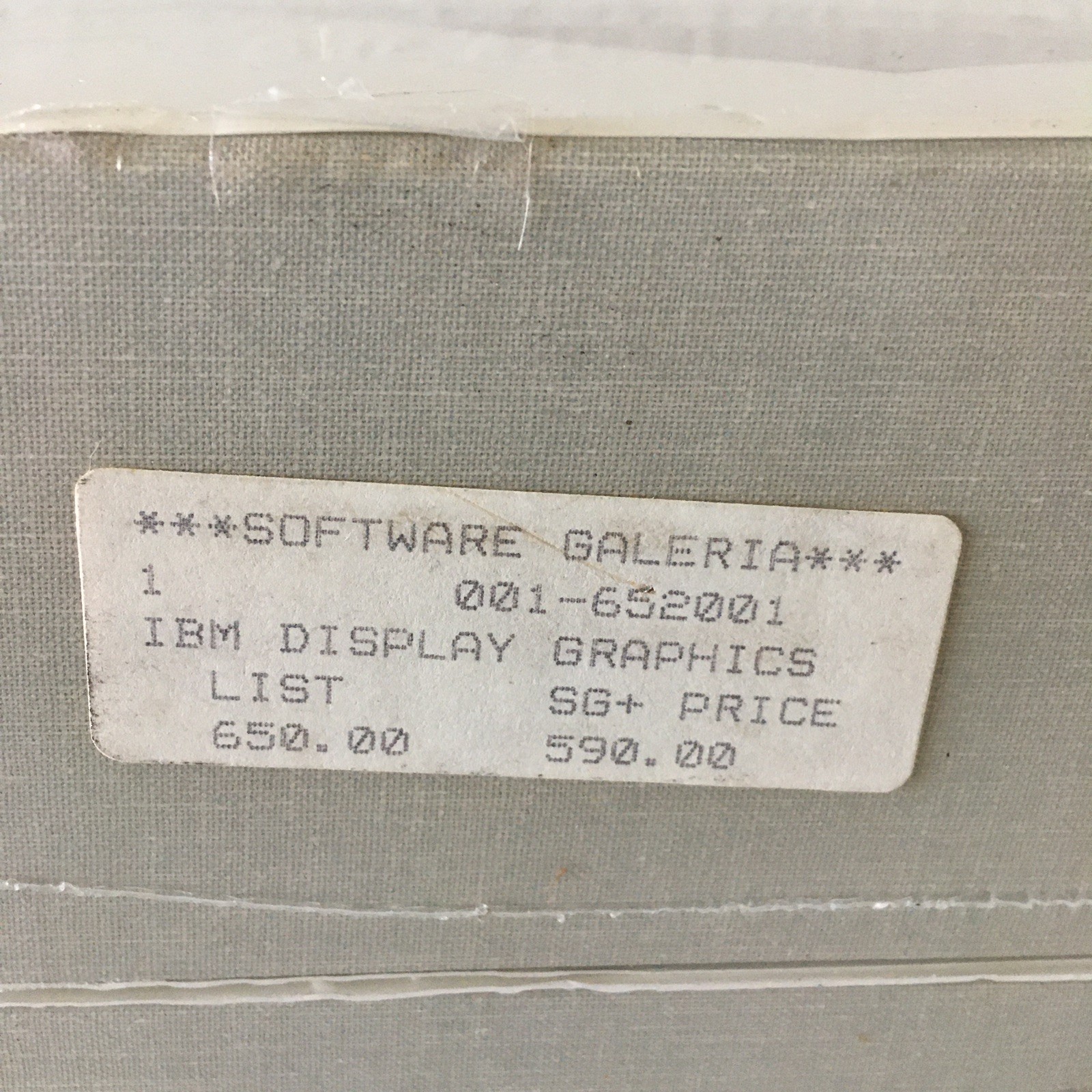 Vintage 1988 IBM DisplayGraphics Software – Six 1.44MB 3.5″ Diskettes