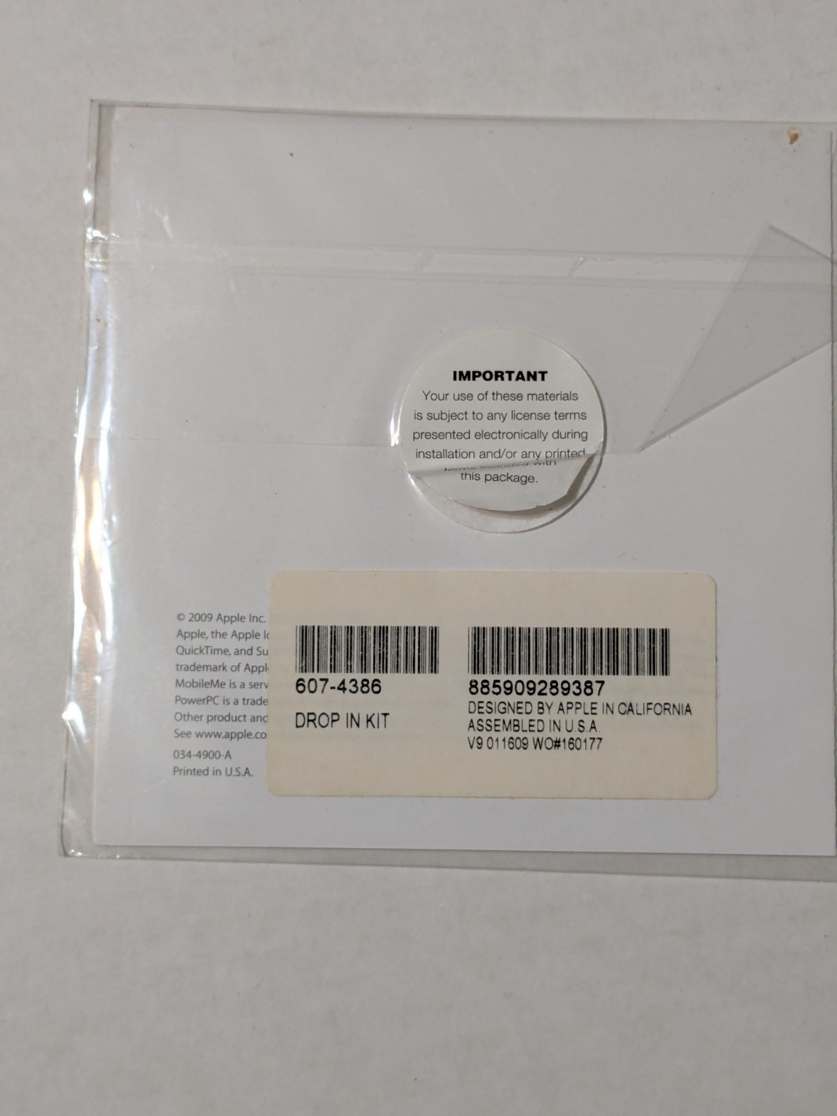 Macbook OS X Install DVD / App Install / iLife Drop in / Hardware Test Disks