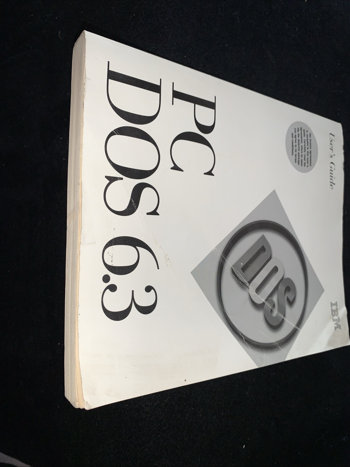 Vintage IBM PC DOS 6.1 users guide manual