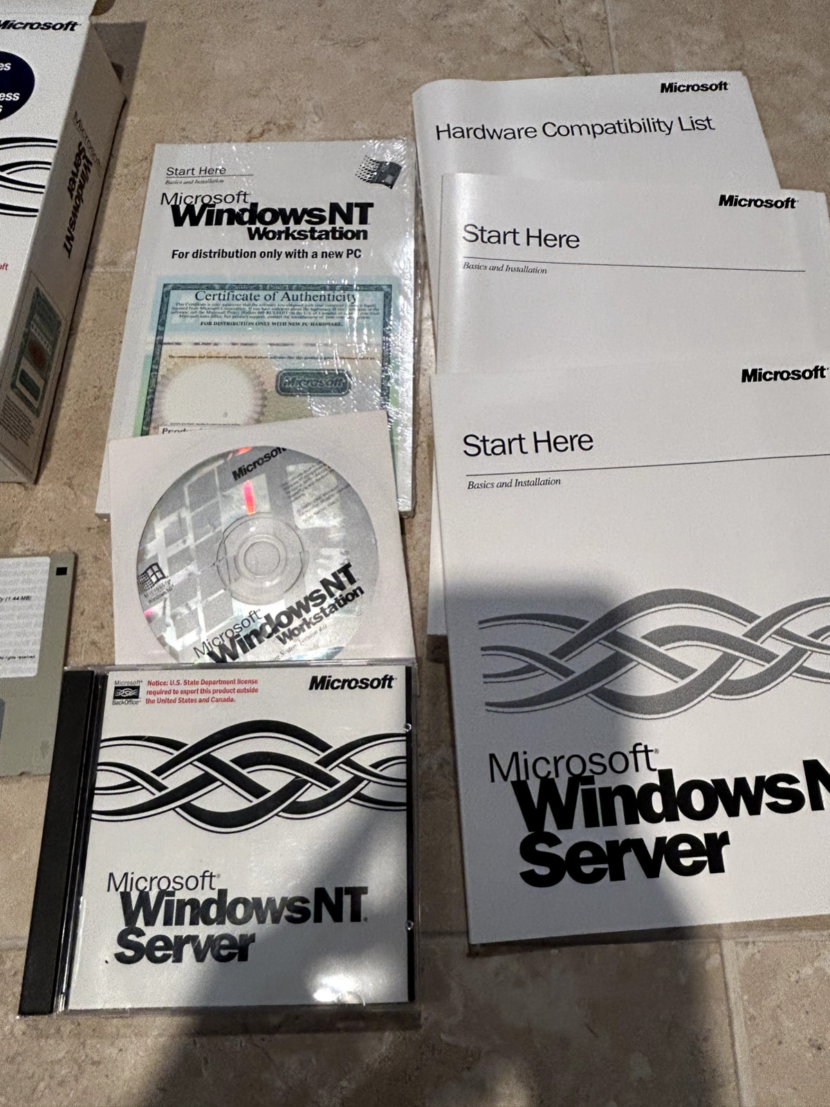 Microsoft Windows NT Advanced Server Version 4.0 CD Rom 5 client