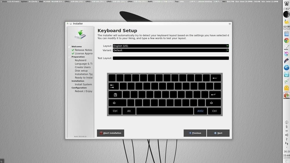 Latest New Release KAOS Linux OS Operating System for PC on DVD