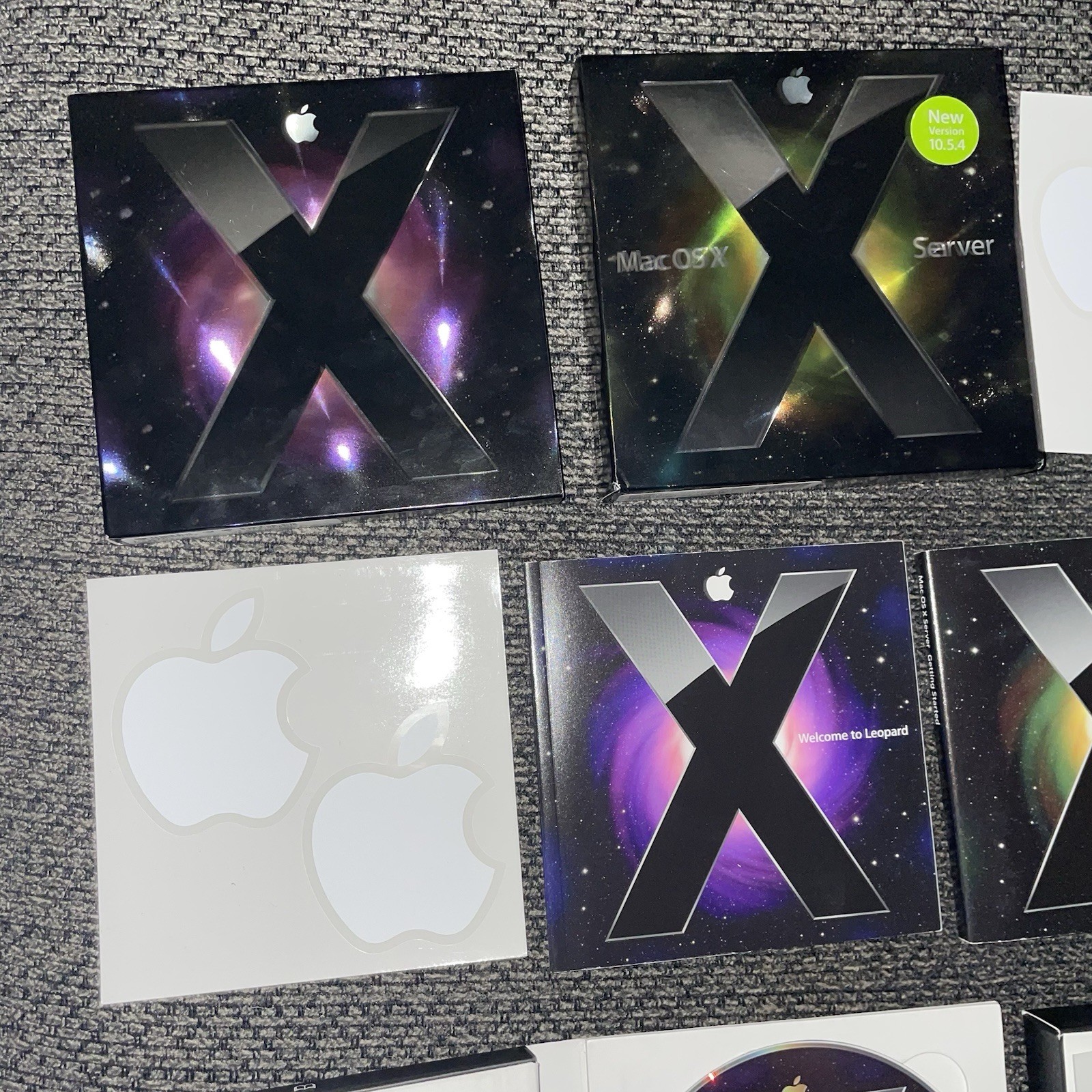 Mac OS X Leopard v10.5.1 Retail Version Install DVD MB427Z/A Sever Purple X