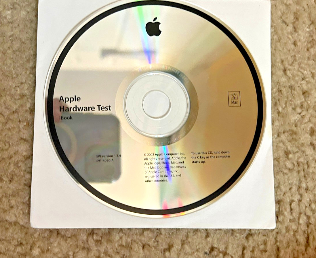 Vintage Apple iBook Software Restore Install Discs Lot – 8 Disks & Case OS X