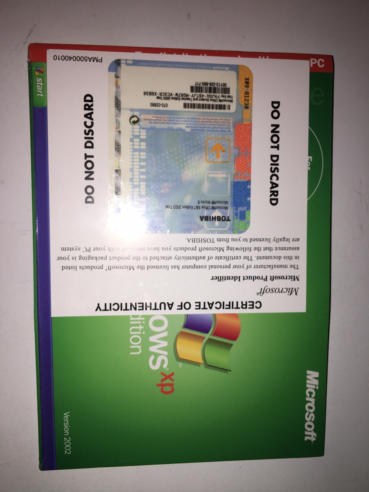 New Toshiba Recovery, Applications Drivers Windows XP Satellite L20/25 DVD