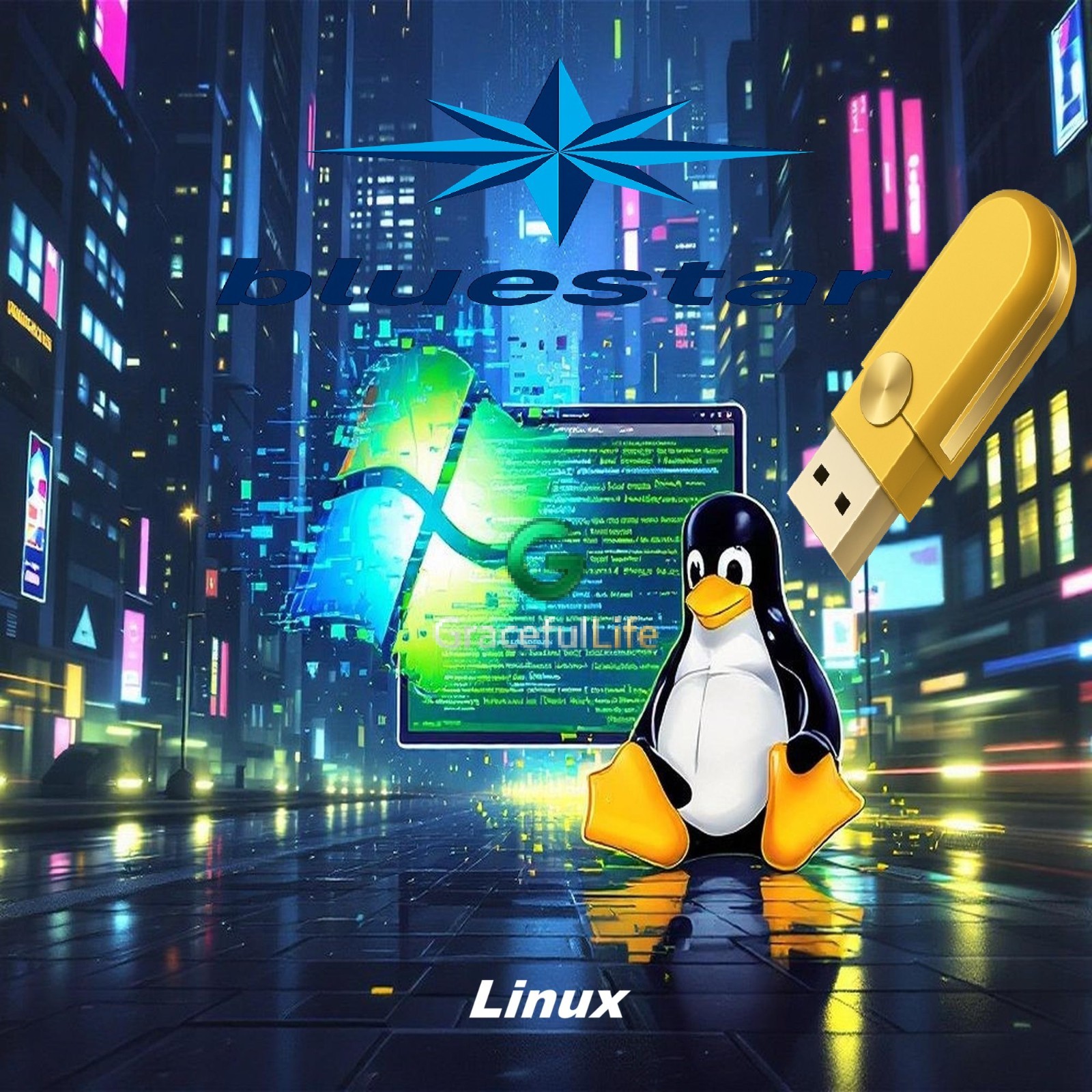 Bluestar Linux 64-Bit Live Install Bootable OS Software 10-15-2025 edition