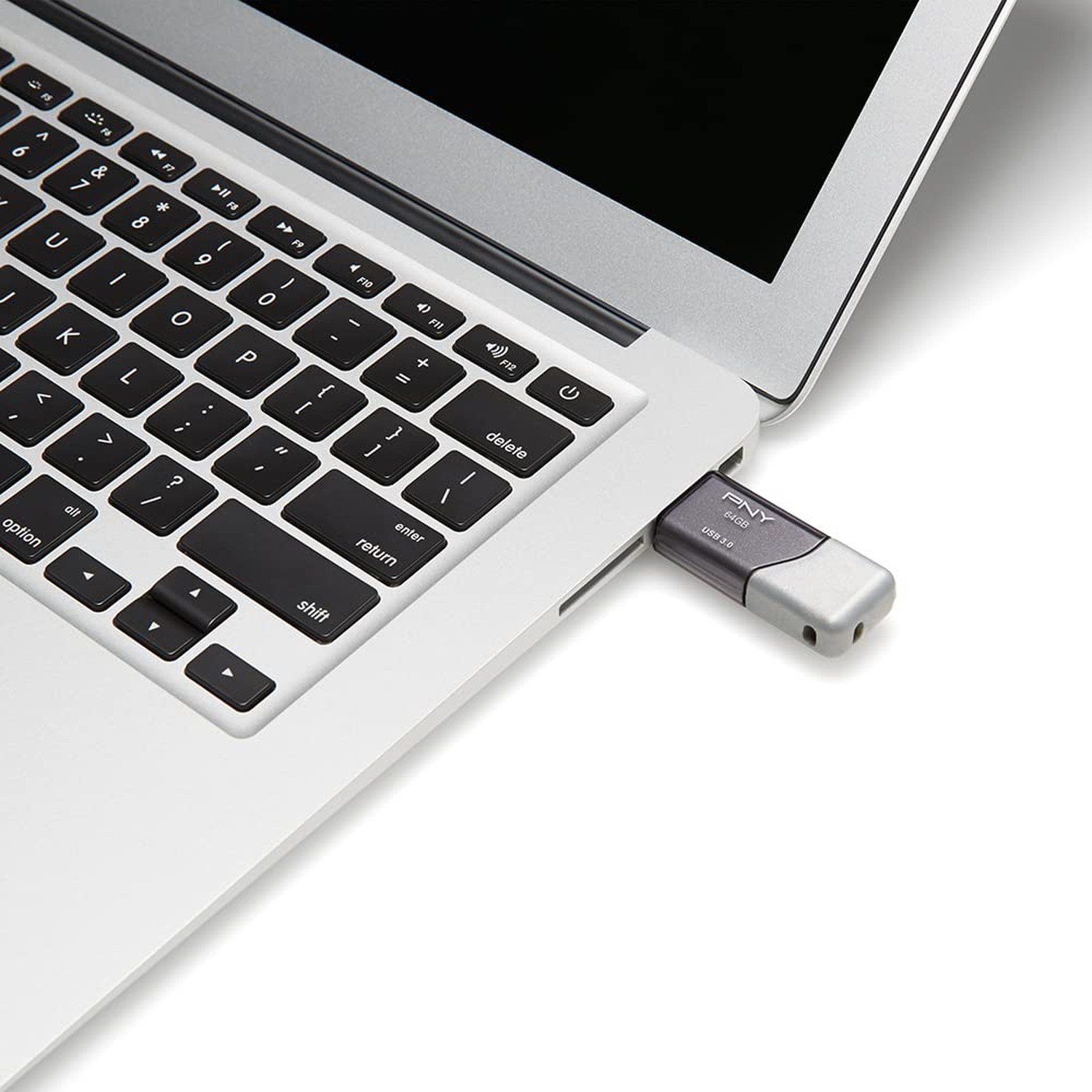 PNY 64GB Turbo Attaché 3 USB 3.0 Flash Drive, Silver (Pack of 5)