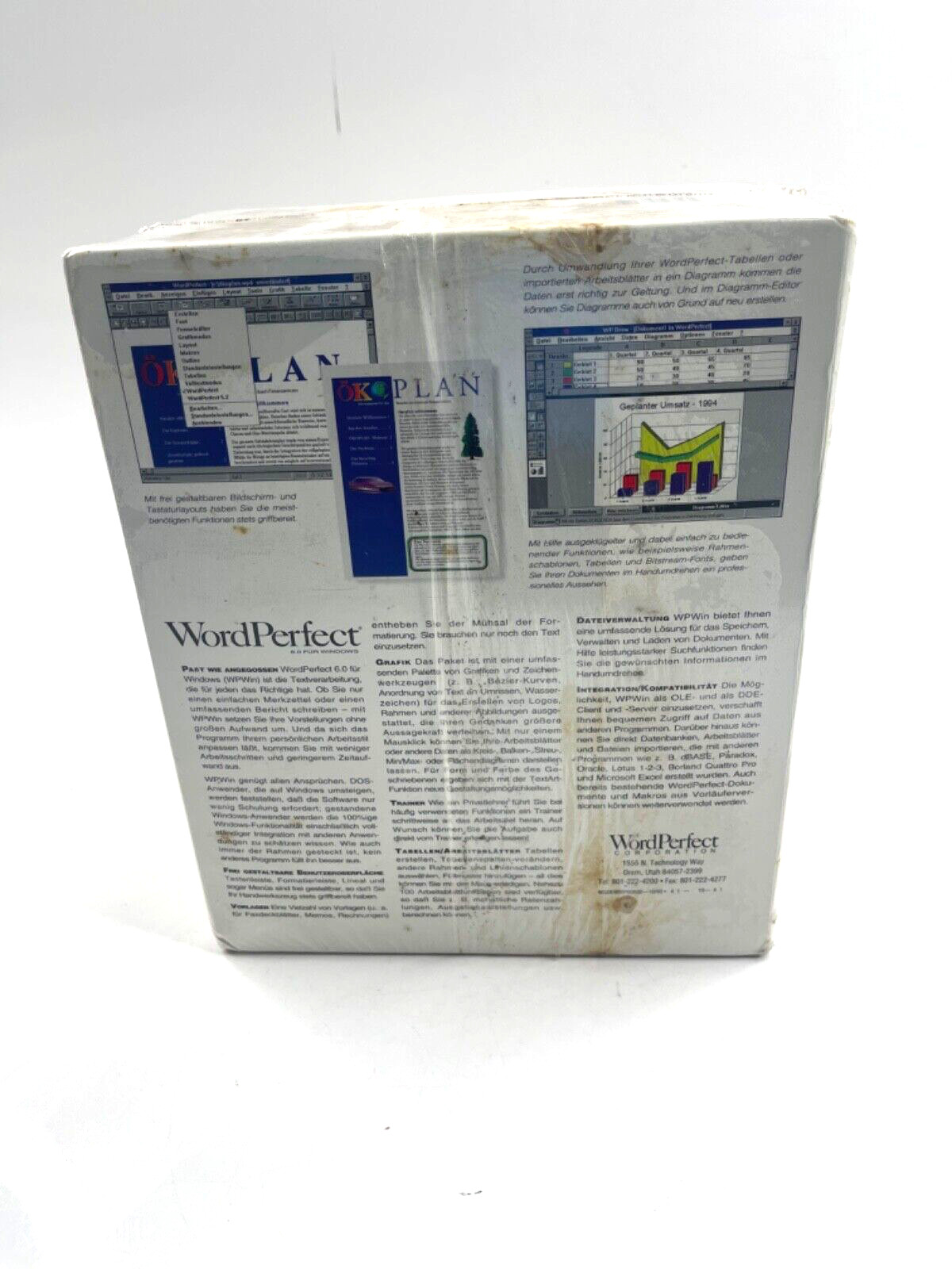 Windows Word Perfect 6.0 Switch Pack New