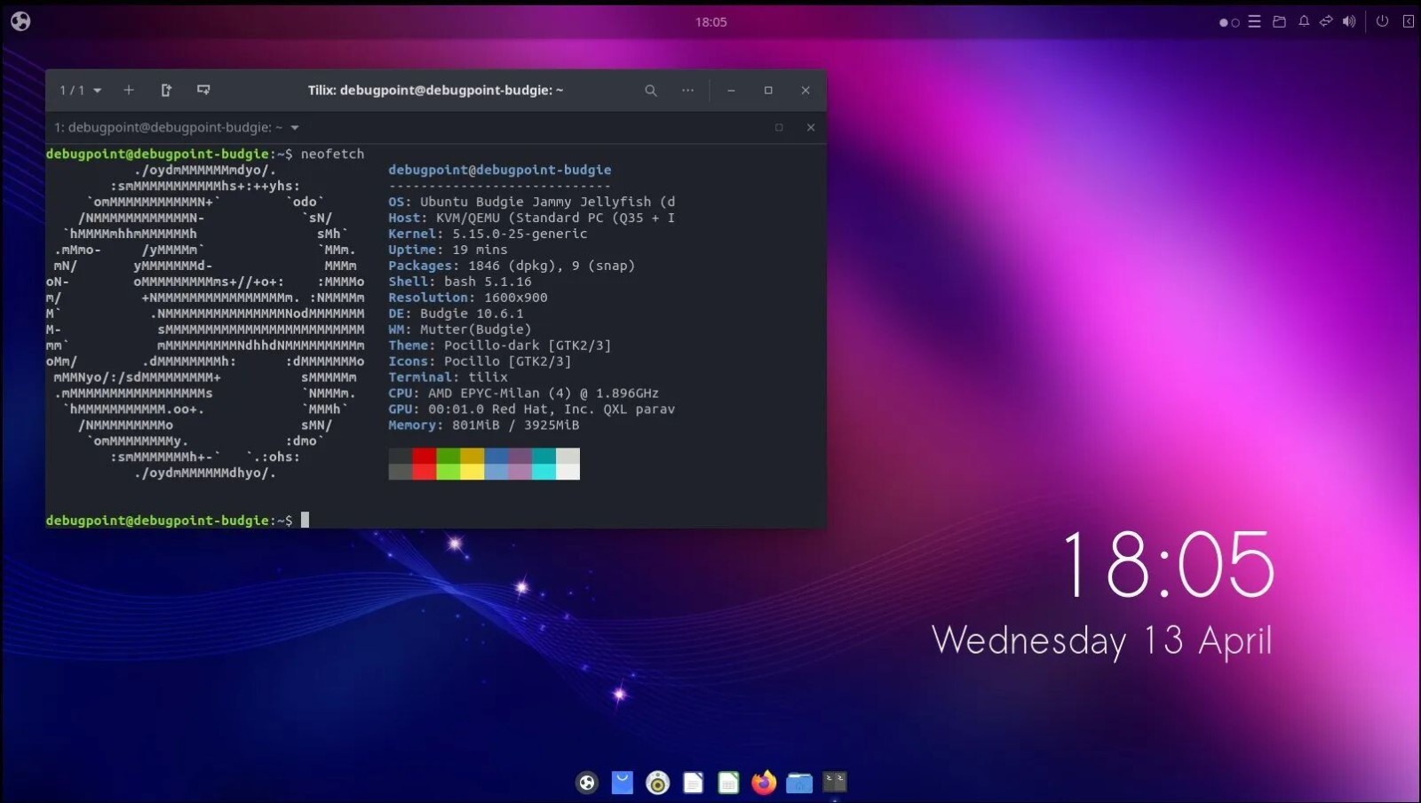 Ubuntu Budgie Linux – DVD or USB Flash Drive – 25.04 / 24.04.2