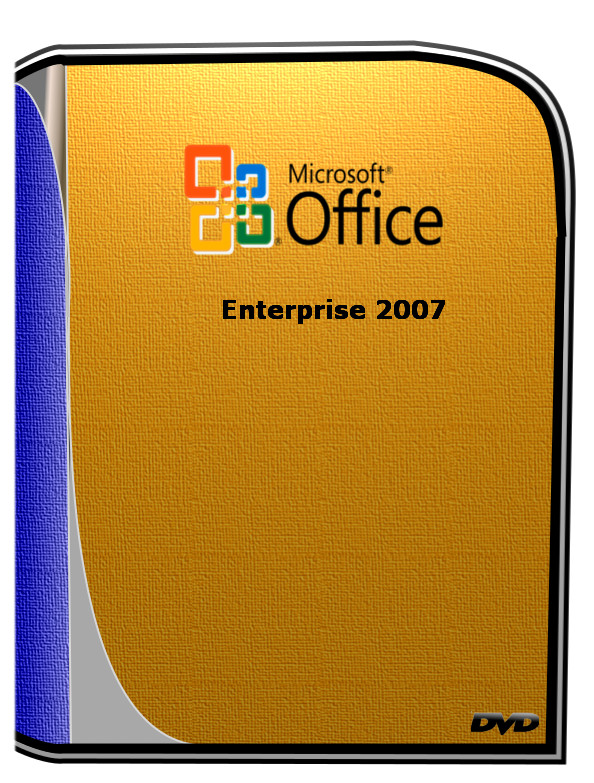 Microsoft Office Enterprise 2007 DVD Disk for PC 32/64bit compatible