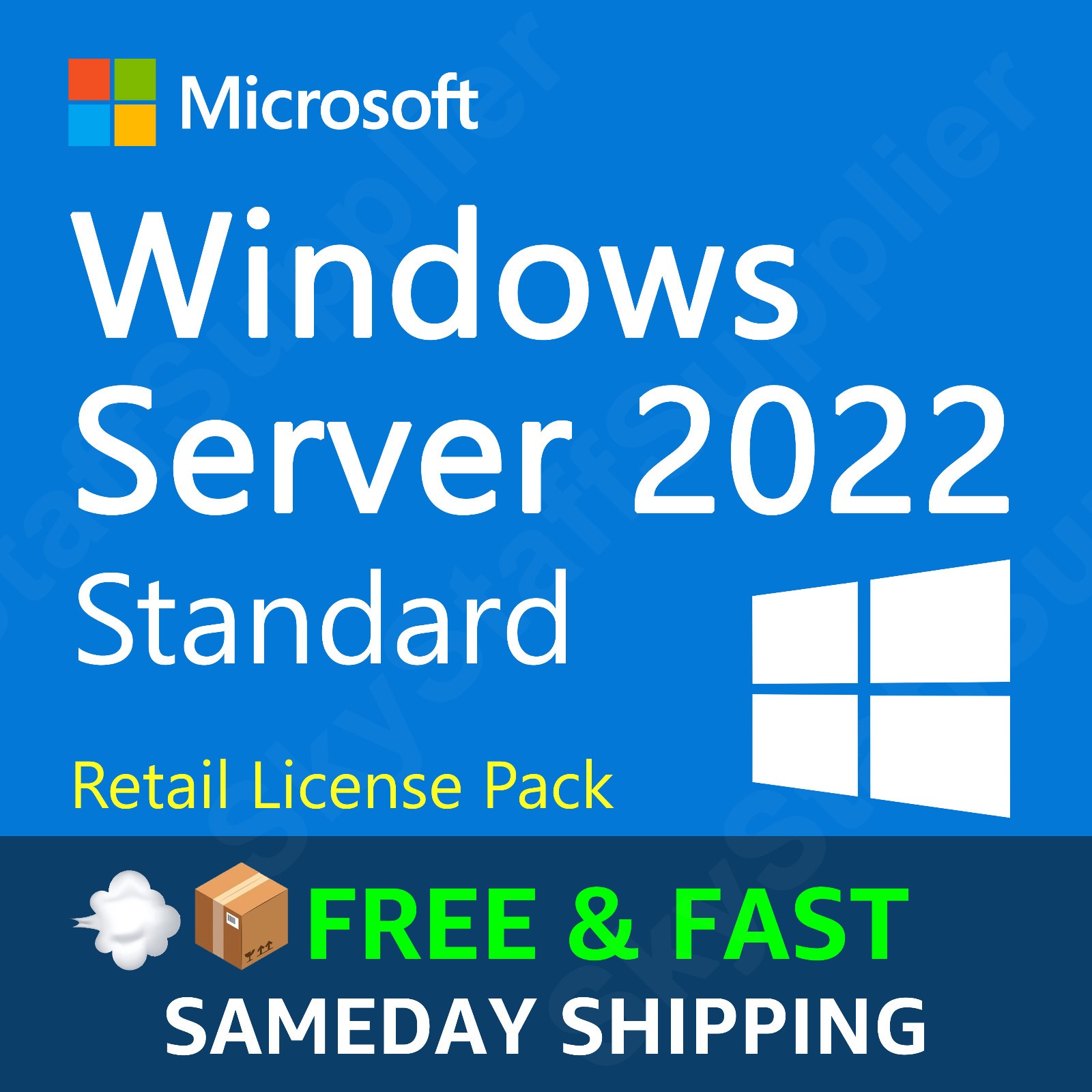 Windows Server 2022 x64 Bit STANDARD 24 CORE License Key + 10 ACCESS CALs