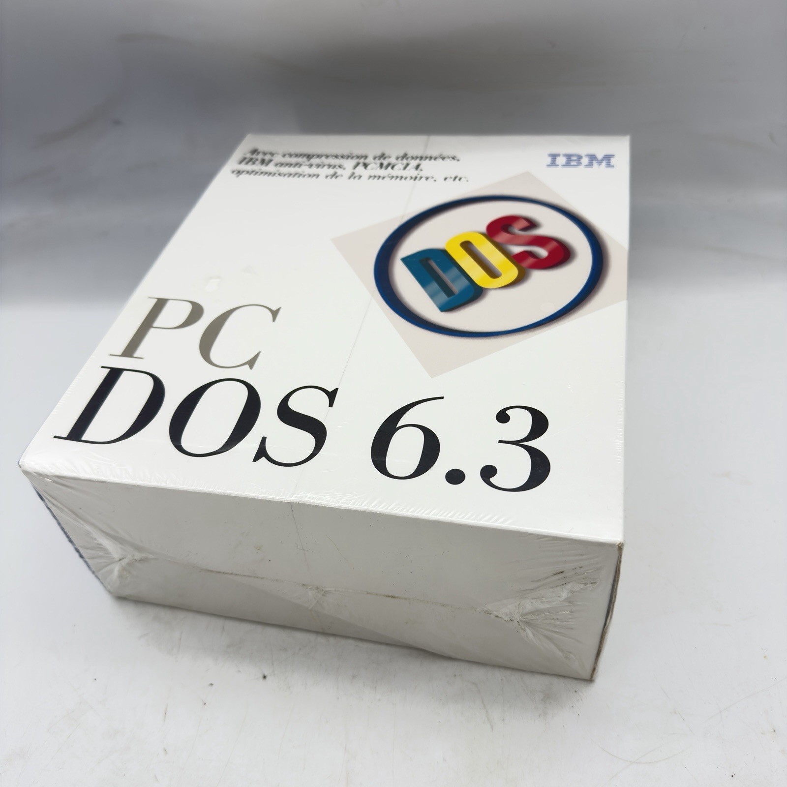 IBM PC DOS 6.3 Original 3.5″ Inch Floppy Disks OEM Dist. Package 1993 SEALED
