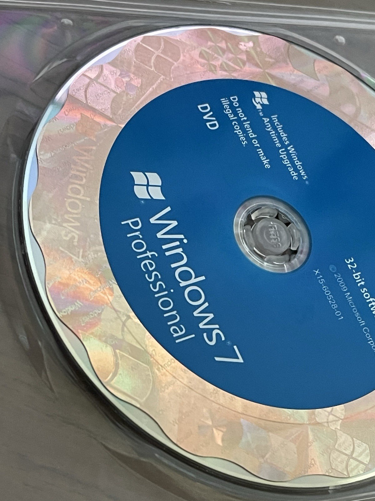 Windows 7 Professional 32 Bit & Product Key