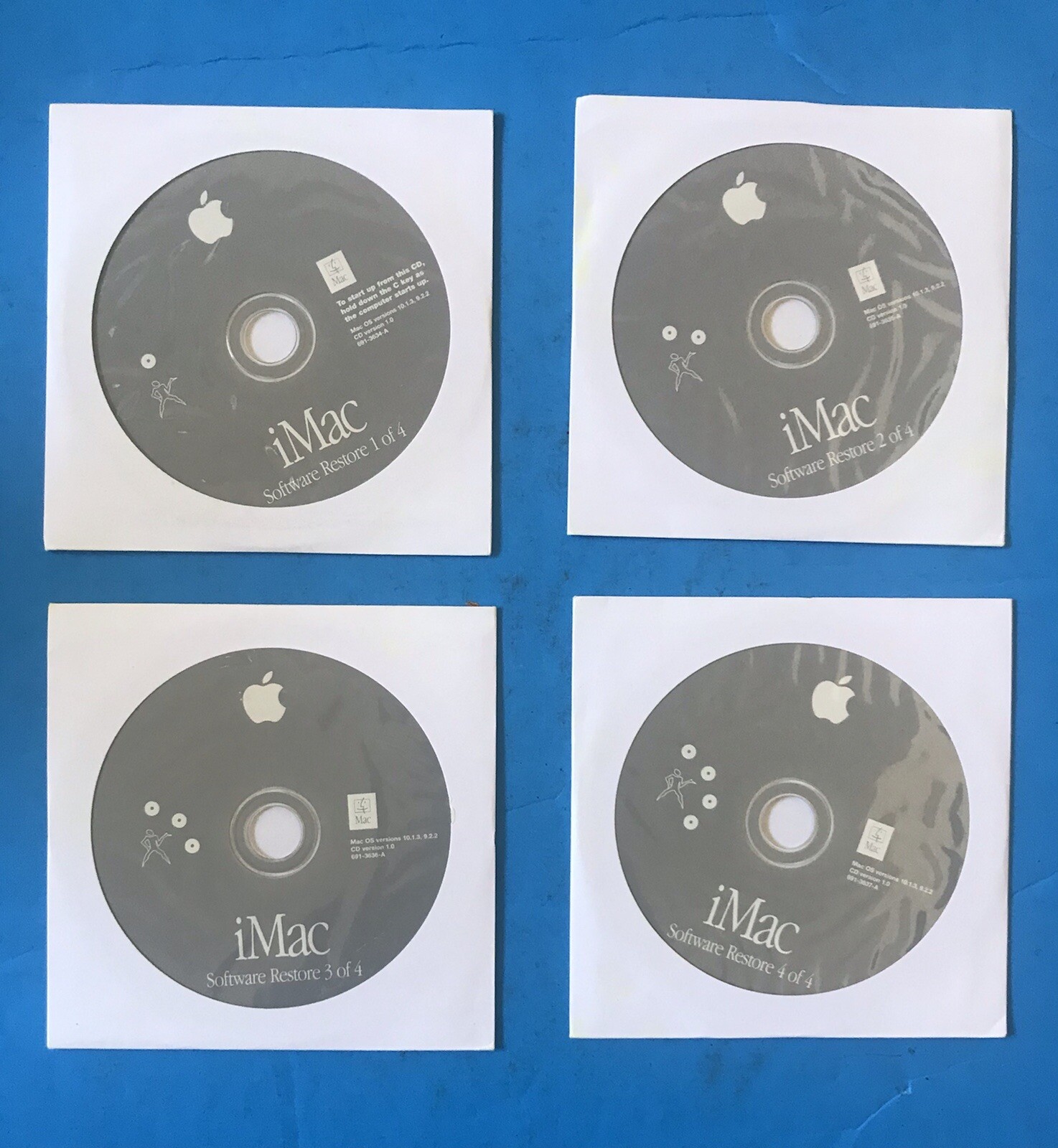Apple iMac Media 603-0746-A Mac OS 9, X,X v10.2 Install, imac restore,bundle