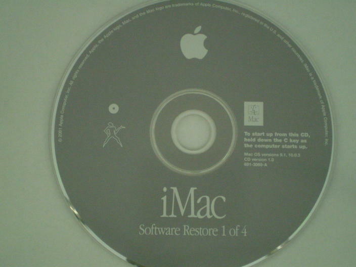 Apple Macintosh iMac (2000) Software Media Pack 600-9210 – 10 CD’s