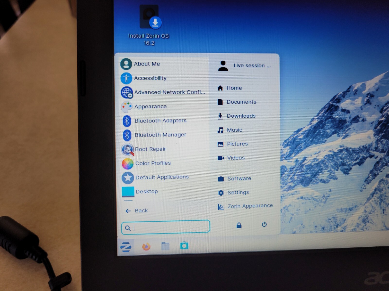Zorin OS 16.2 Lite 64x Bootable Linux on 32G USB Stick!
