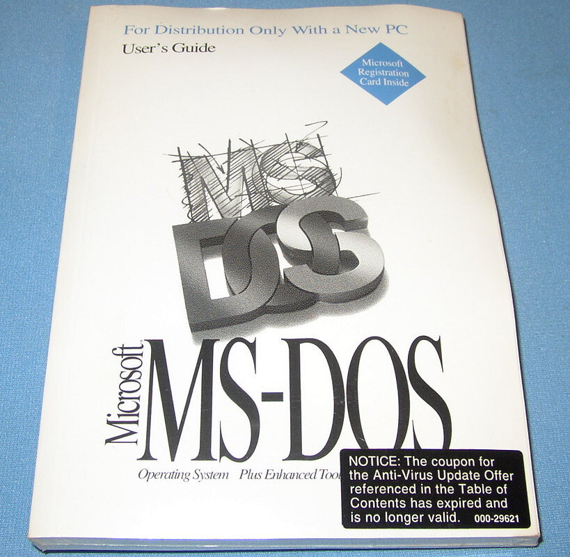 Microsoft MS-DOS Operating System Plus Enhanced Tools on 3.5″ Floppy Disks *NEW*