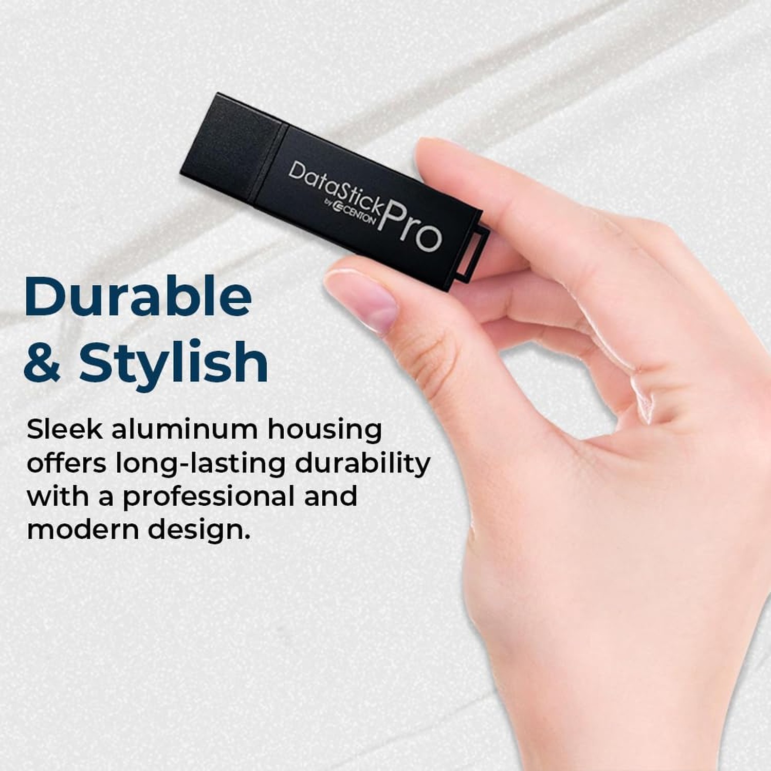Centon DataStick Pro USB 3.2 Gen1 Aluminum Flash Drive 16GB 5 Pack