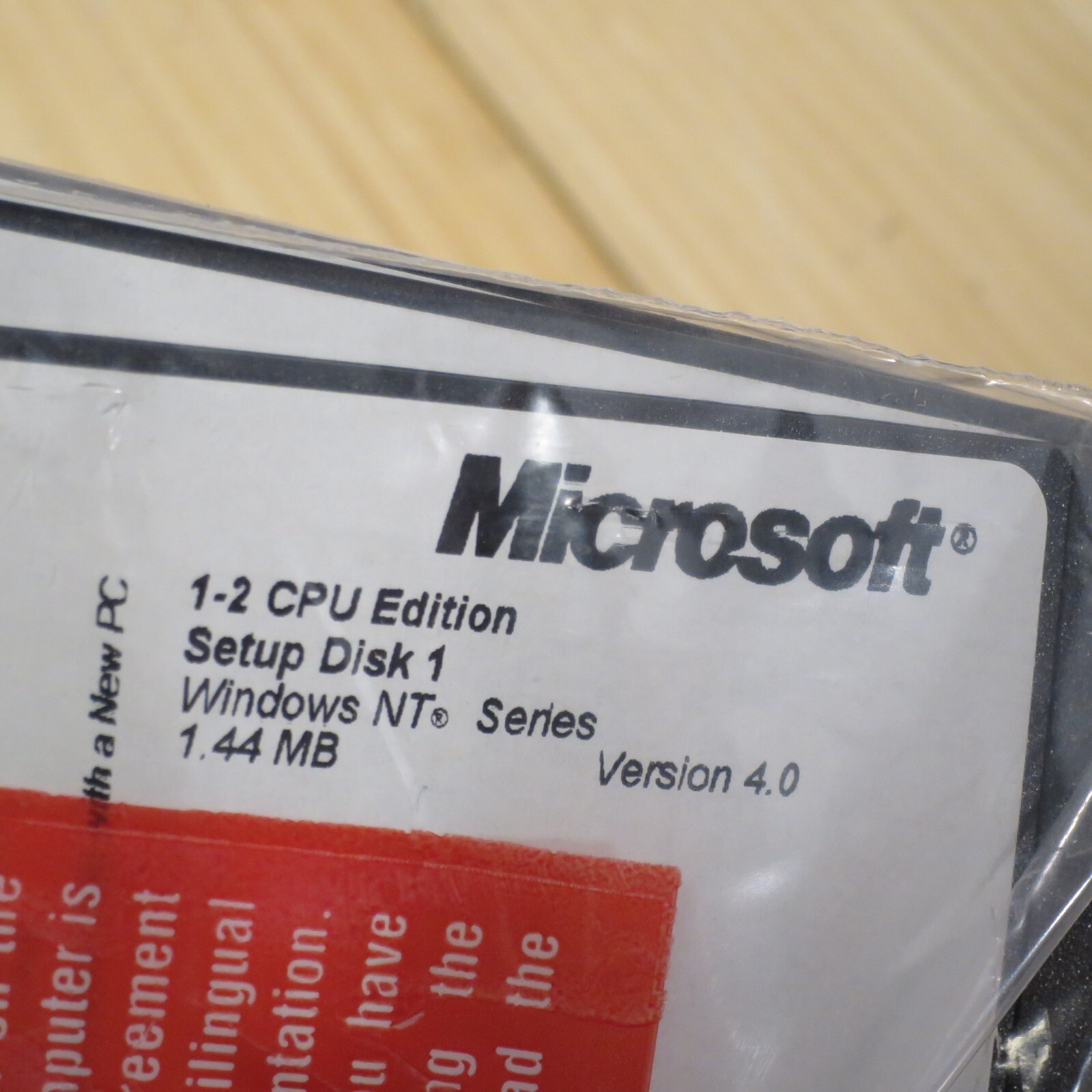 Microsoft Windows NT 4.0 Workstation 1-2 CPU 3.5 in. Floppy Setup Disk Set – 12