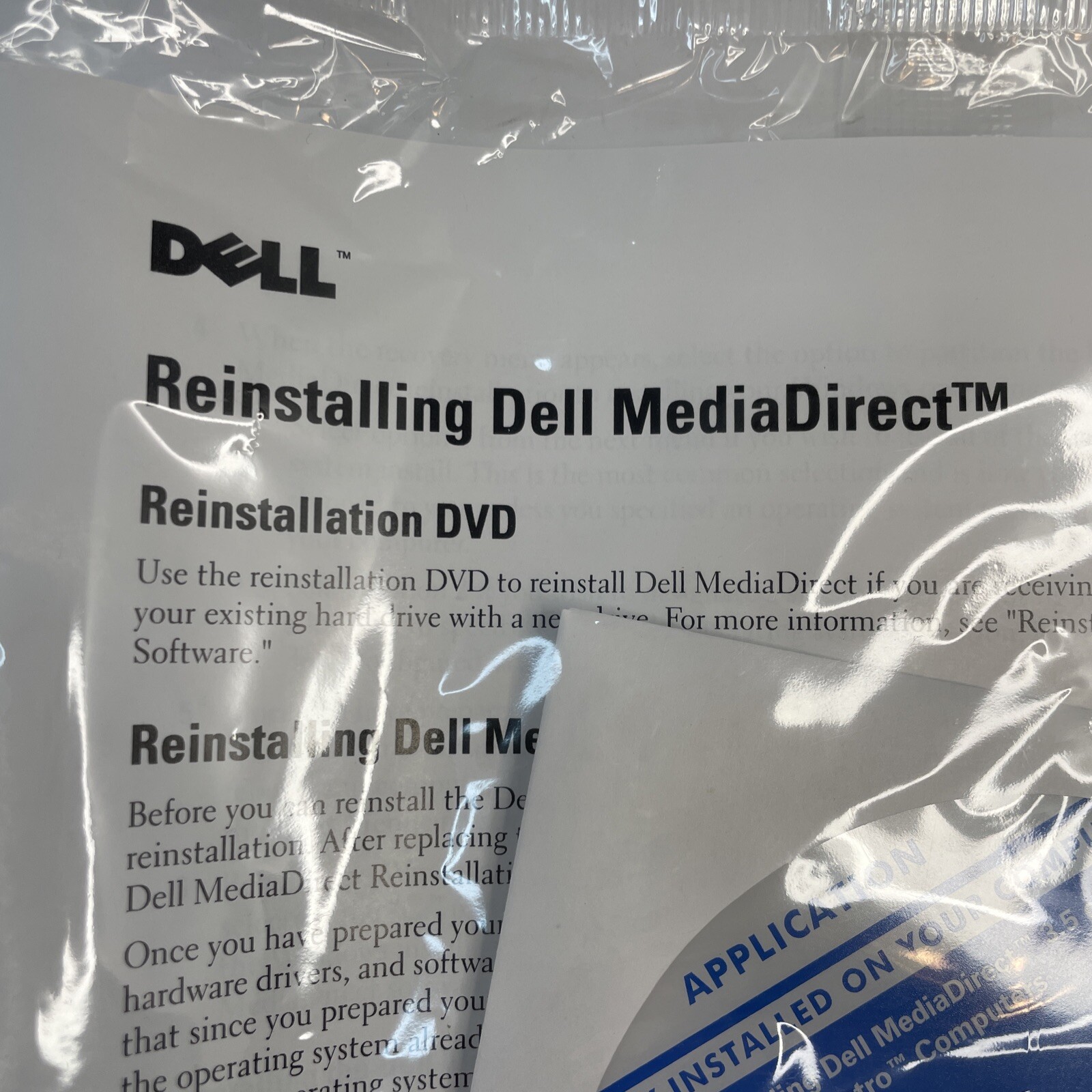 DELL REINSTALLATION CD DVD Vostro