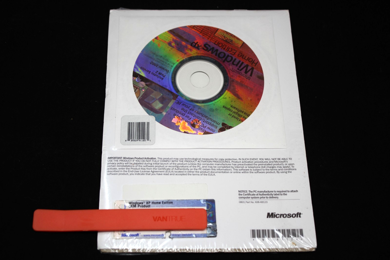 Microsoft Windows XP Home Edition Software Reinstall Disk 2002 CD OEM SEALED