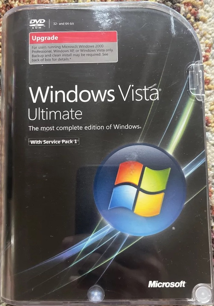Windows Vista Ultimate with SP1 – Upgrade (66R-02262)