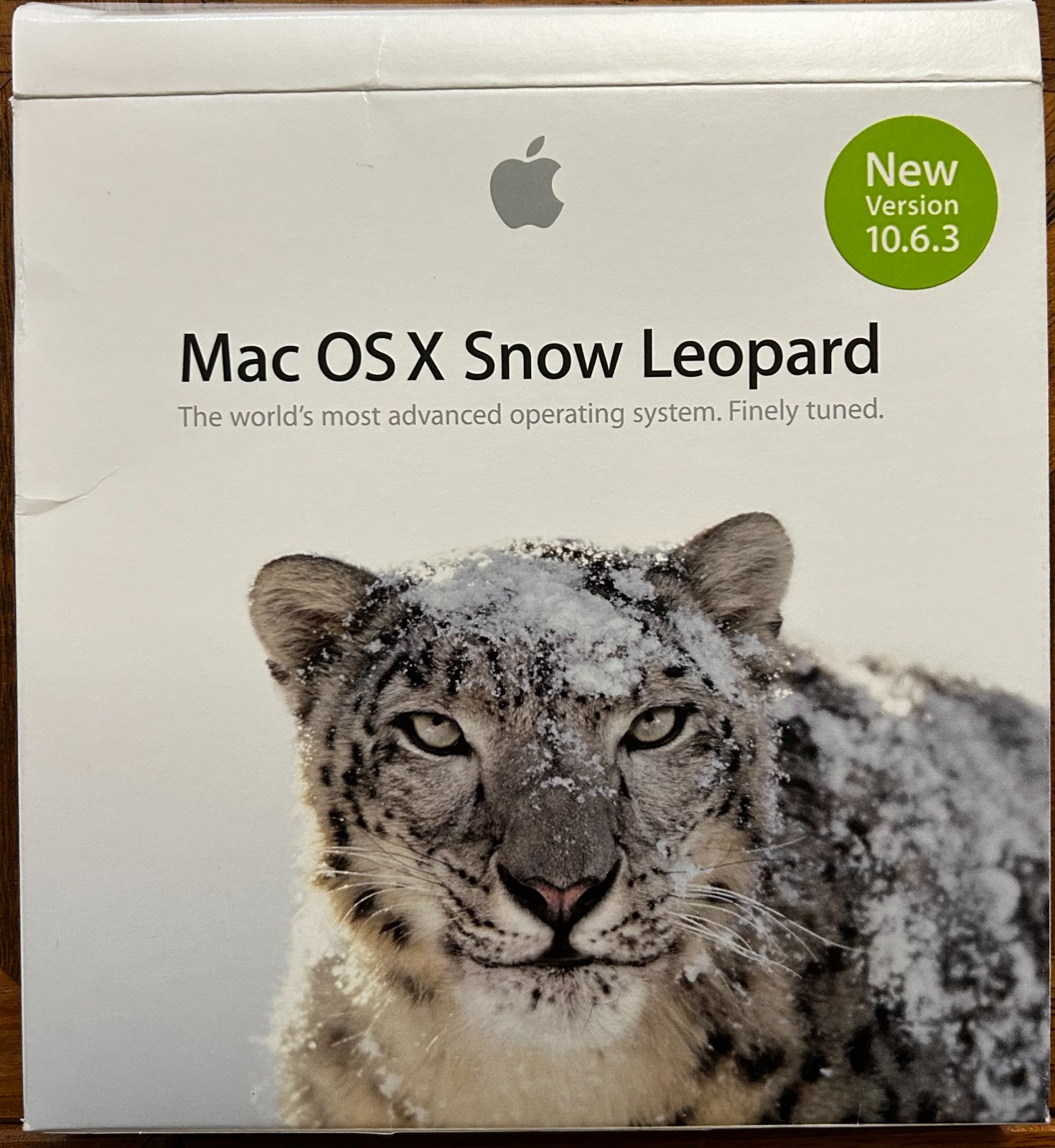 Mac OS X Snow Leopard (10.6.3) Retail DVD — Complete Box — Clean Disk