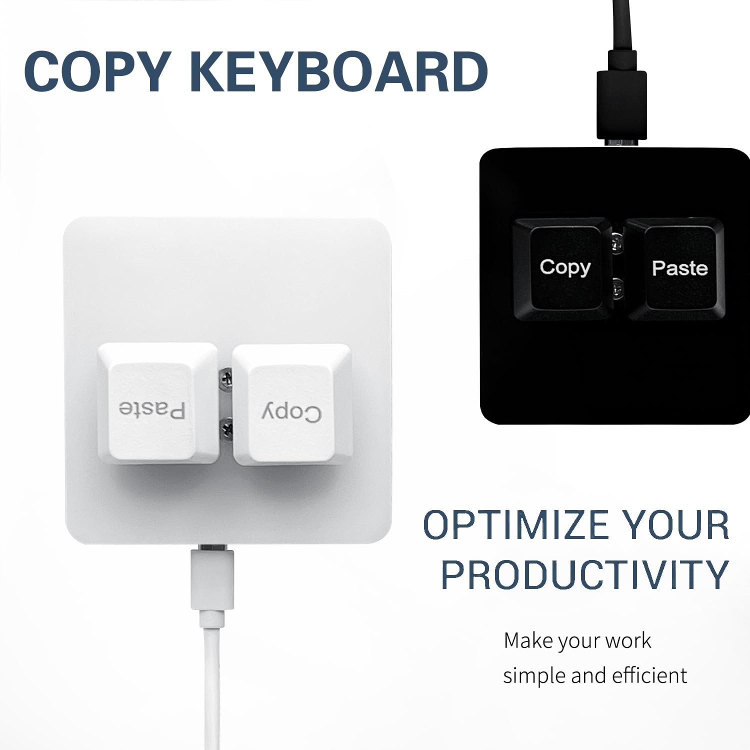 BTXETUEL Copy and Paste 2-Key Keyboard SAYO OSU Keypad Hotswap One Handed Mec…