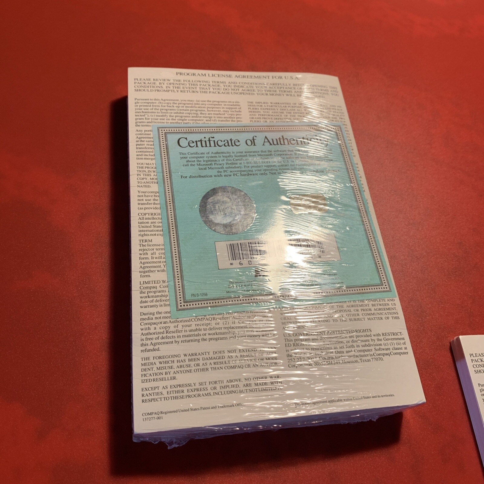SEALED Microsoft Windows MS-DOS User Guide & Software User’s Guide Sound System