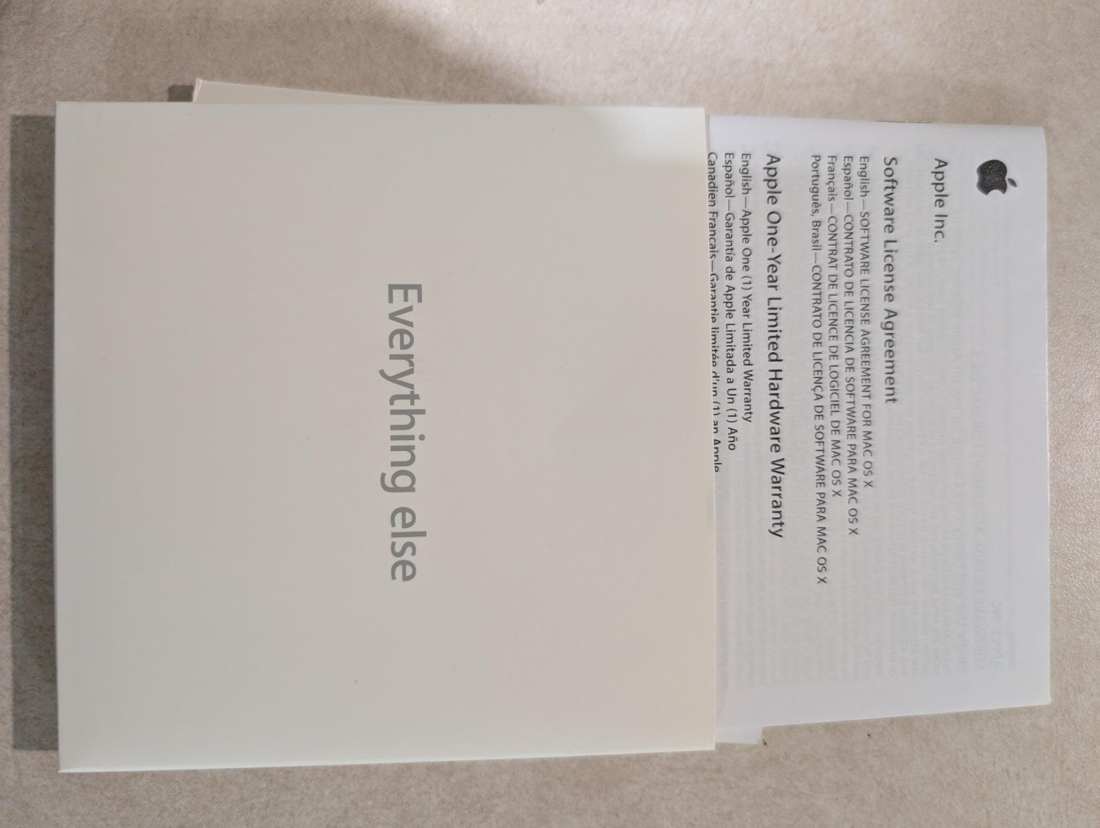 MacBook Pro OS X Install Disc 1 & 2 2009 OEM w/books and Apple Stickers