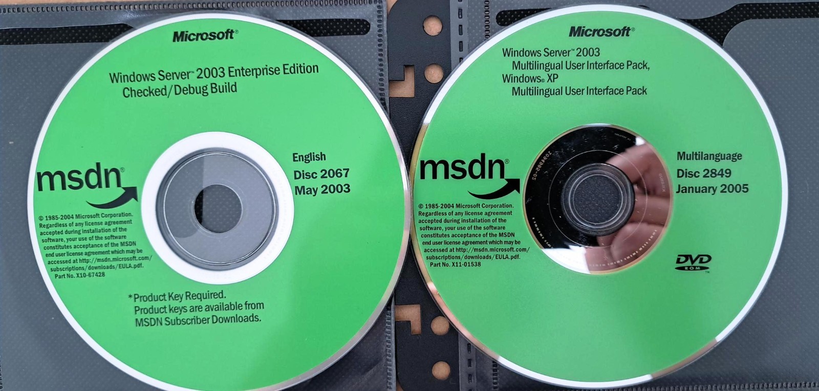 Windows Server 2003 Enterprise & Multilingual User Interface w/ 3 Keys for 3 PCs