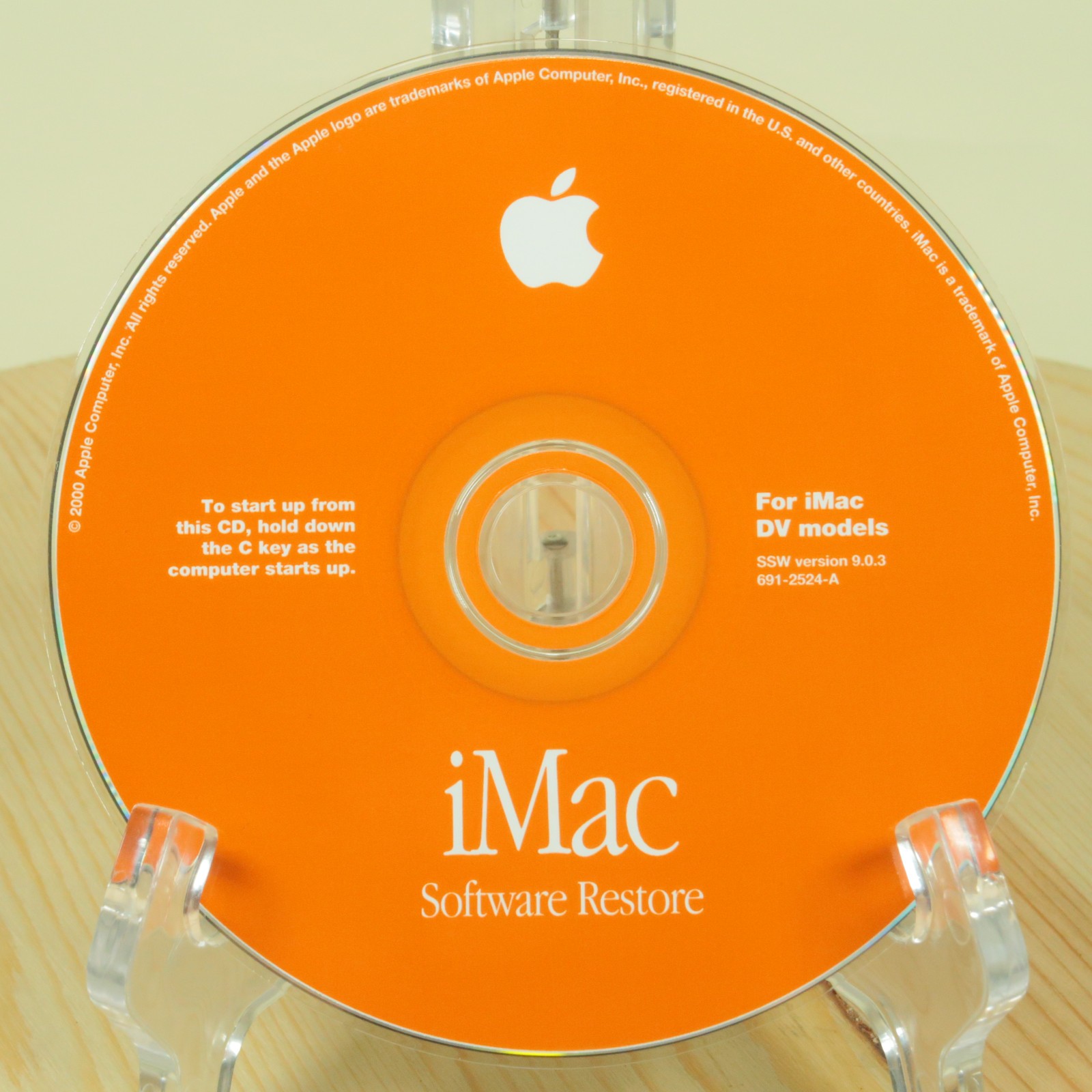 Apple iMac DV Software Restore Install Mac OS 9.0.3 – 2 Disc Lot