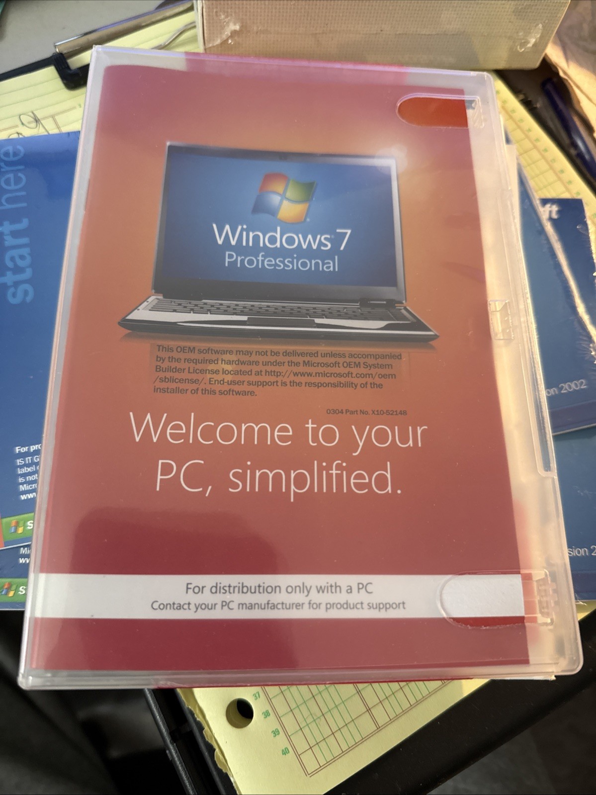 Microsoft Windows 7 Professional SP1 (License + Media) (1 User) – Full…