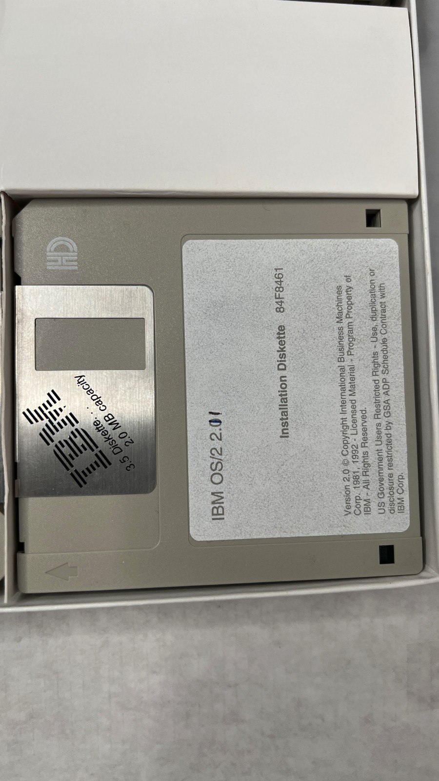 IBM OS/2 1992 Version 2.1 3.5 inch Complete Installation Diskettes and mauals