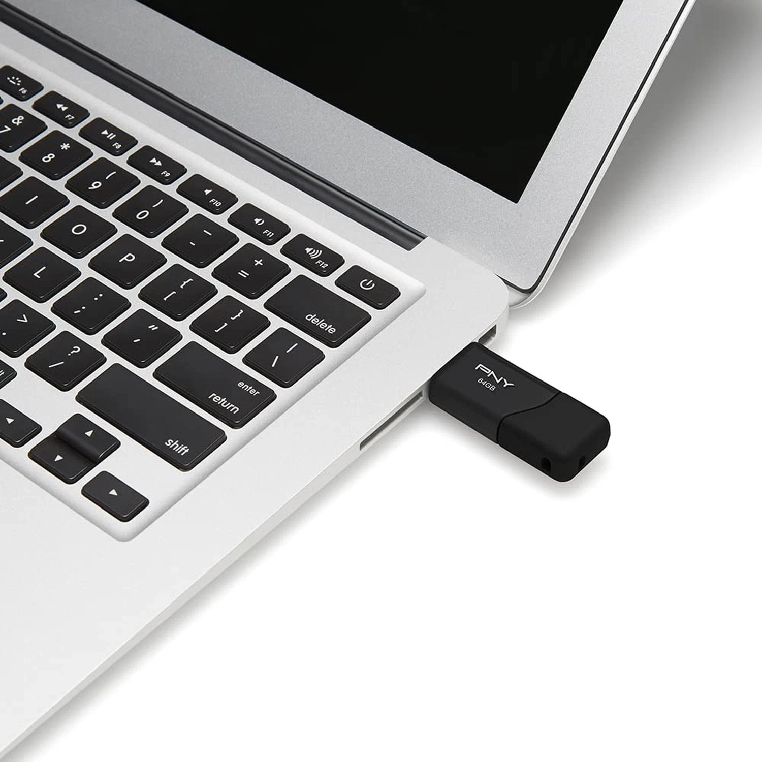 PNY P-FD64GX10ATT03-MP 64GB Attaché 3 USB 2.0 Flash Drive, Black (Pack of 8)