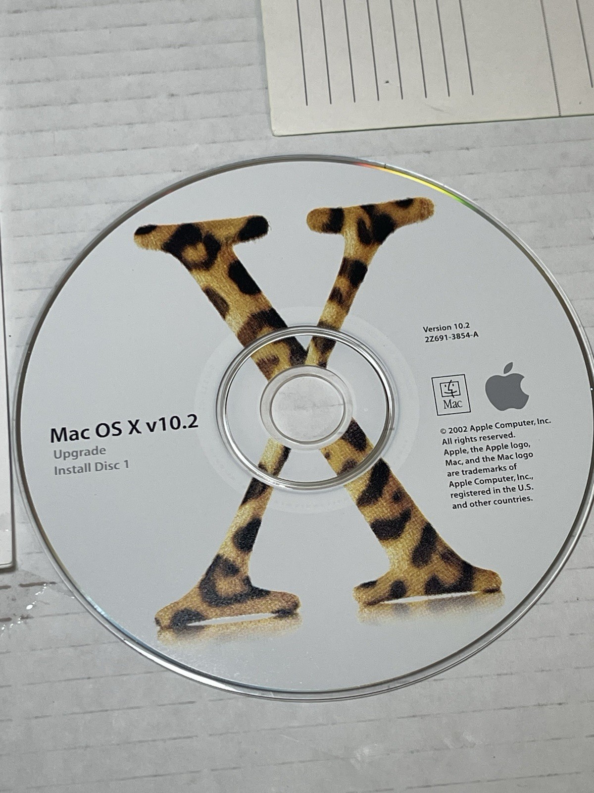 Apple Mac OS X v10.2 Upgrade Install, Developer Tools and Info Guide