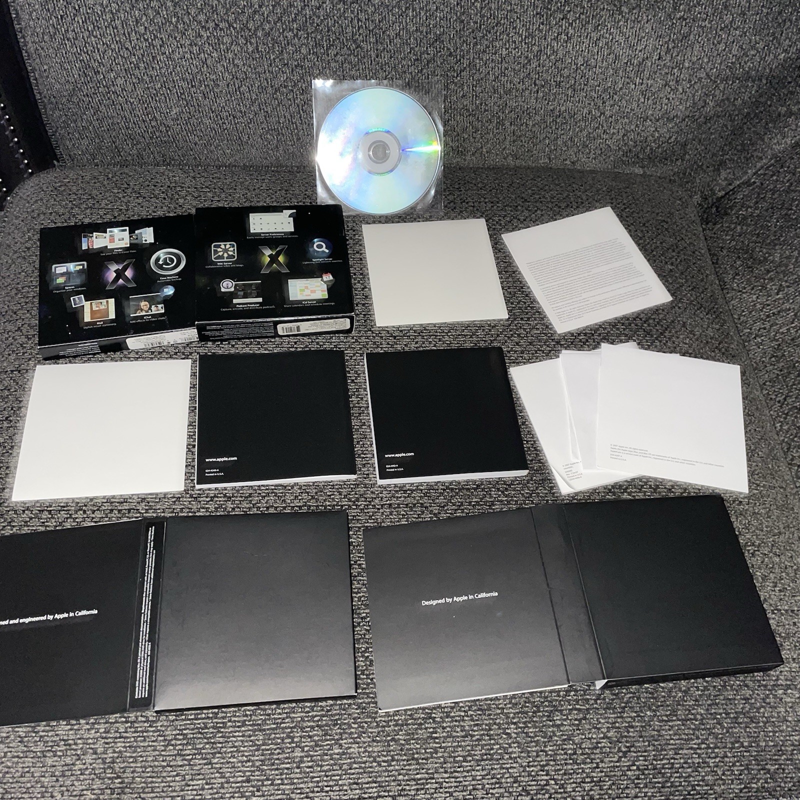 Mac OS X Leopard v10.5.1 Retail Version Install DVD MB427Z/A Sever Purple X