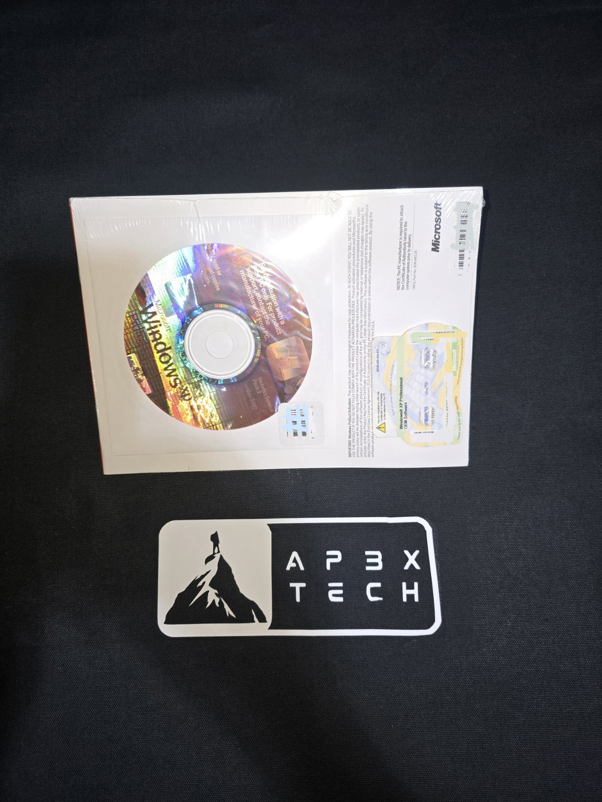 MICROSOFT WINDOWS XP PROFESSIONAL w/SP2 – 100% NEW, OEM ISSUED & SEALED