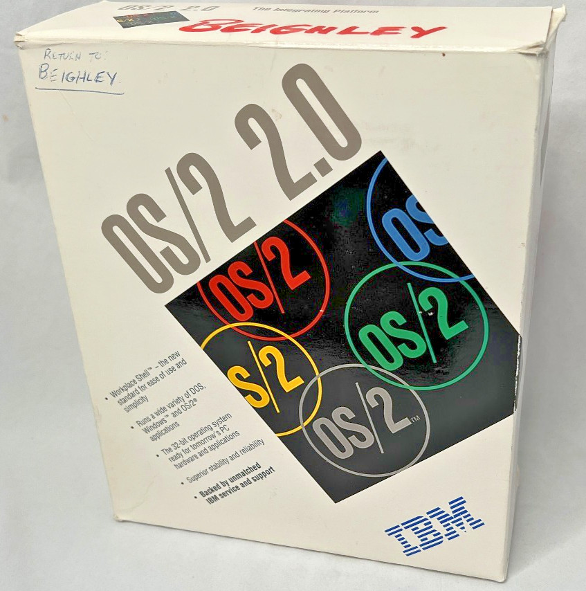 IBM OS/2 1992 Version 2.1 3.5 inch Complete Installation Diskettes and mauals