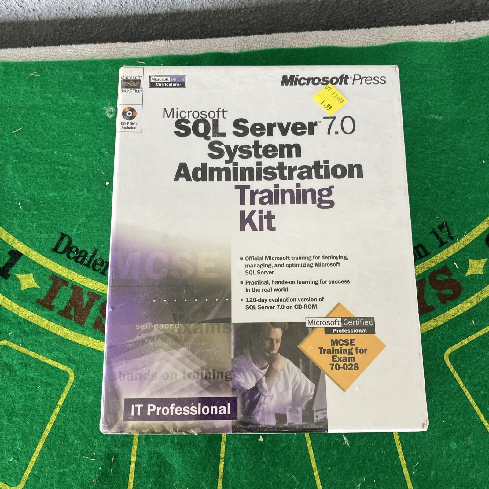 Microsoft SQL SERVER 7.0Enterprise Technologies Training Kit MCSE 70-028 SEALED