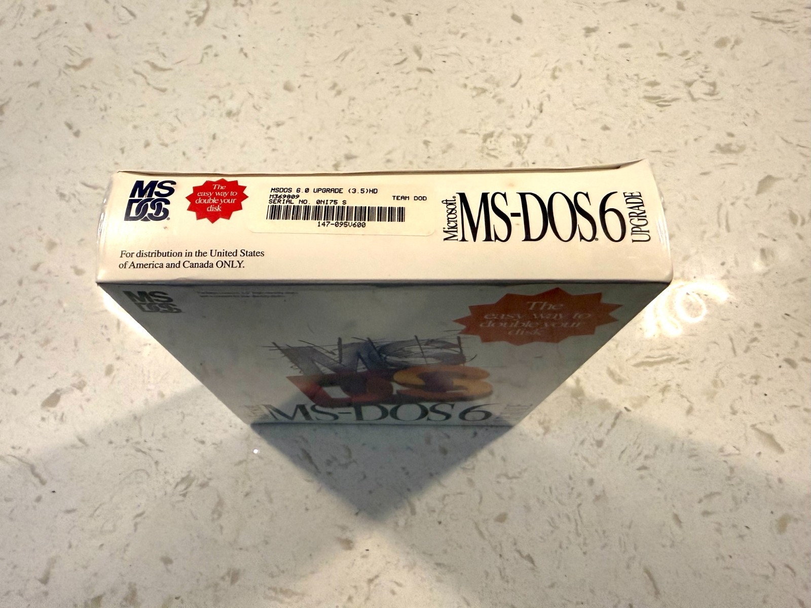 Vintage Factory Sealed! Microsoft MS-DOS 6 UPGRADE 3.5″ disks