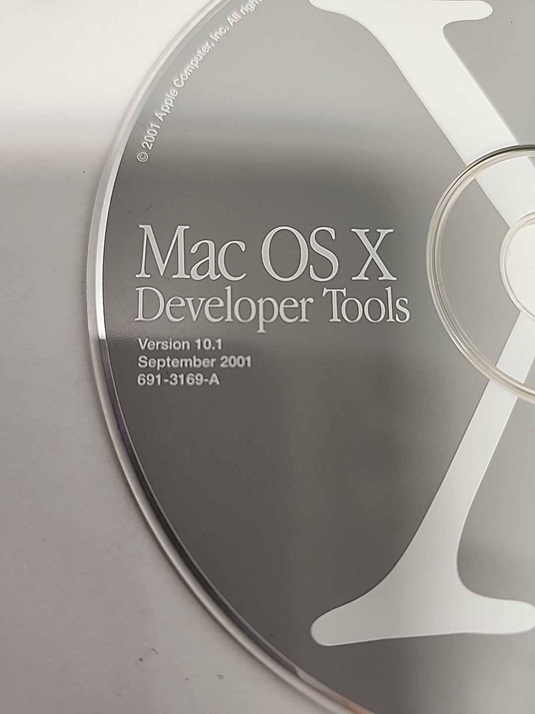 Vintage 2001 Apple Mac OS X 10.1 Developer Tools Install Disc CD