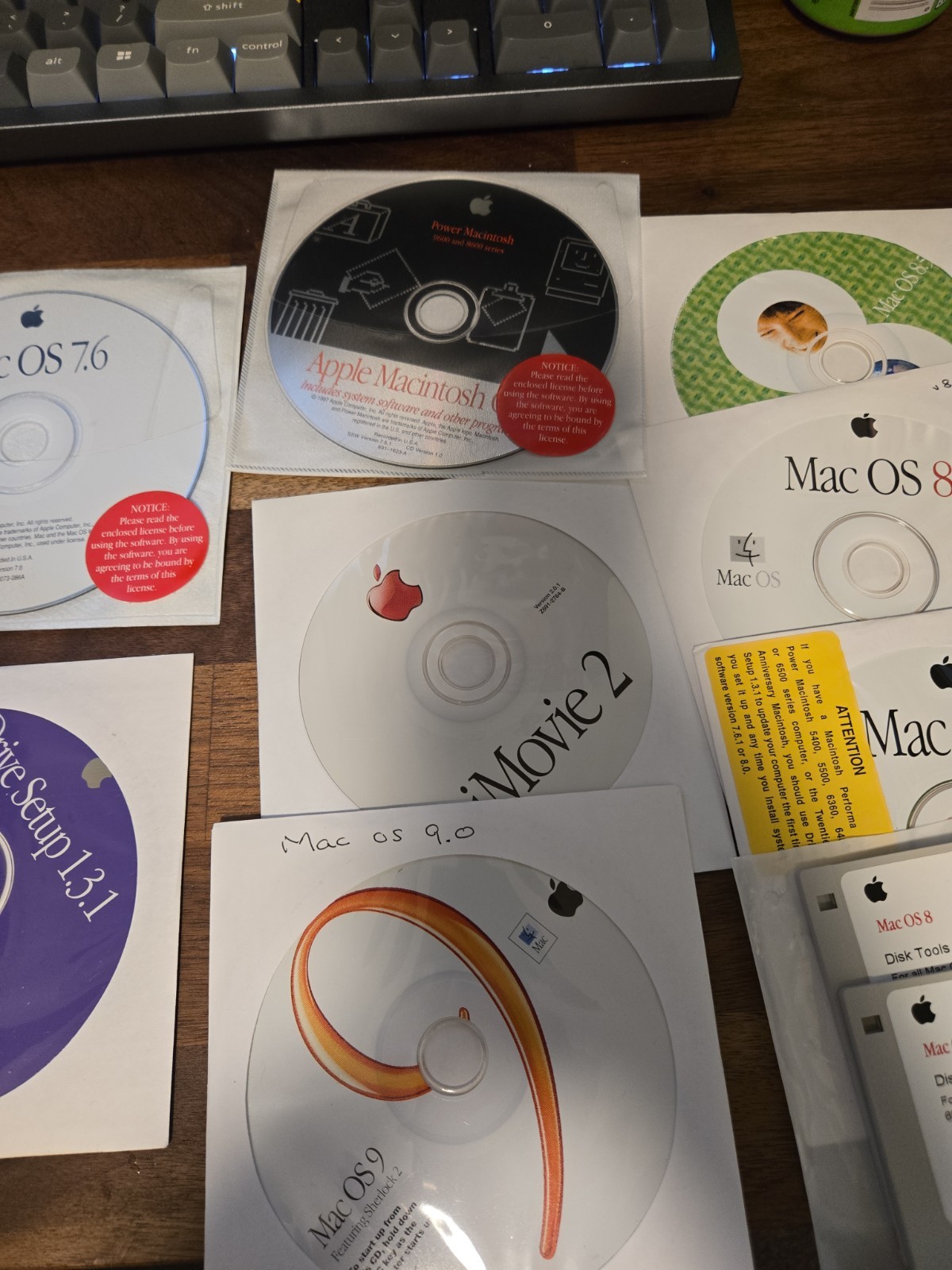 Lot Of Apple Software 90s-2000s Installation CDs Mac OS 7, 8, 9, X, iLife, Etc
