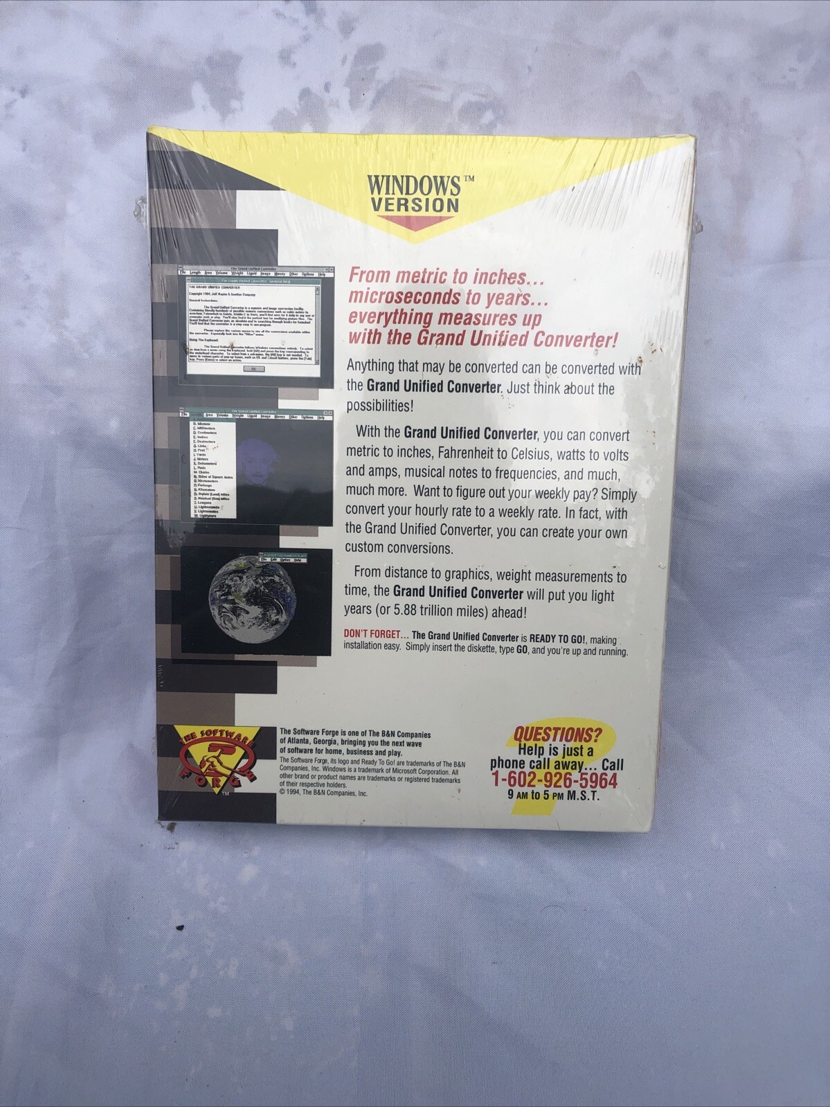 Grand Unified Converter Windows Version 3.5 Floppy Disk. Brand New. 1994 B2