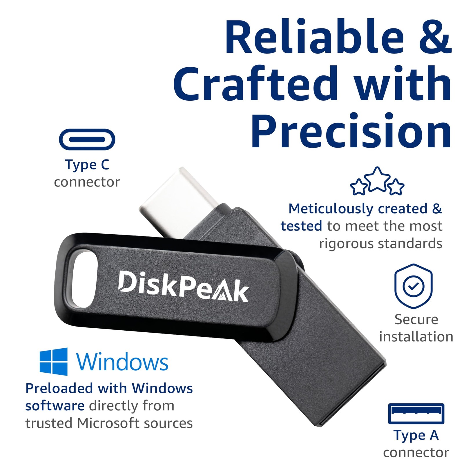 64GB Bootable USB Drive for Windows 11 & 10 – Clean Install, Upgrade, Reinsta…