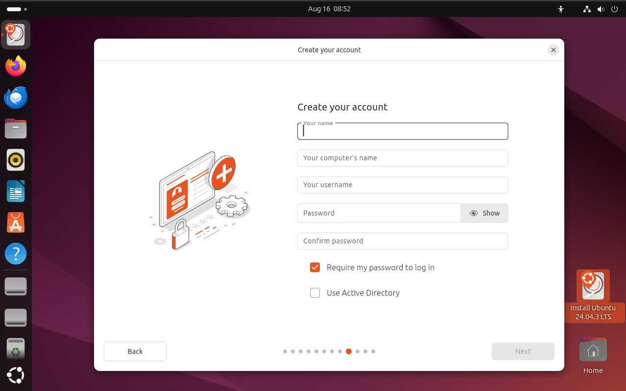 Ubuntu Desktop 24.04.4 LTS USB Live Installer – Latest Version – SHA256 Verified