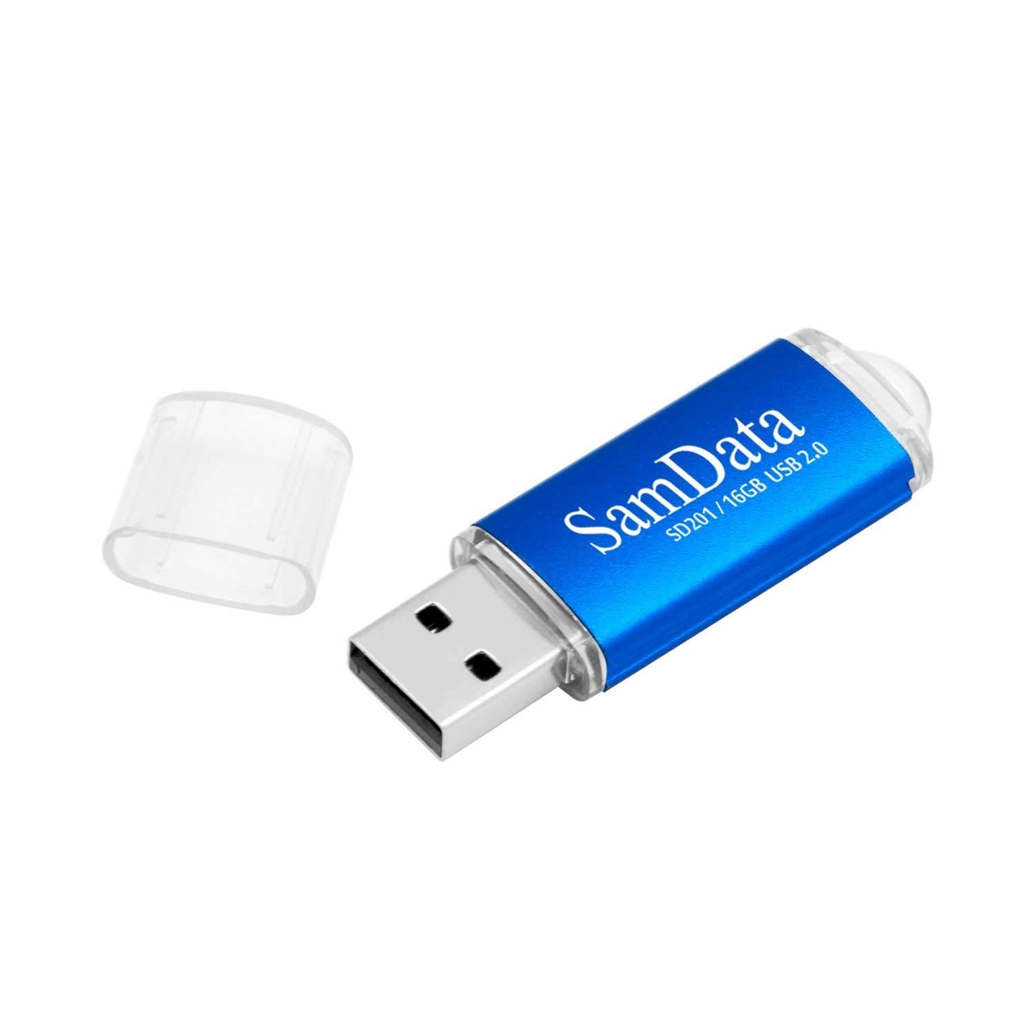 SamData 3 Pack 16GB USB 2.0 Flash Drive Thumb Drives Memory Stick, 3 Colors: …