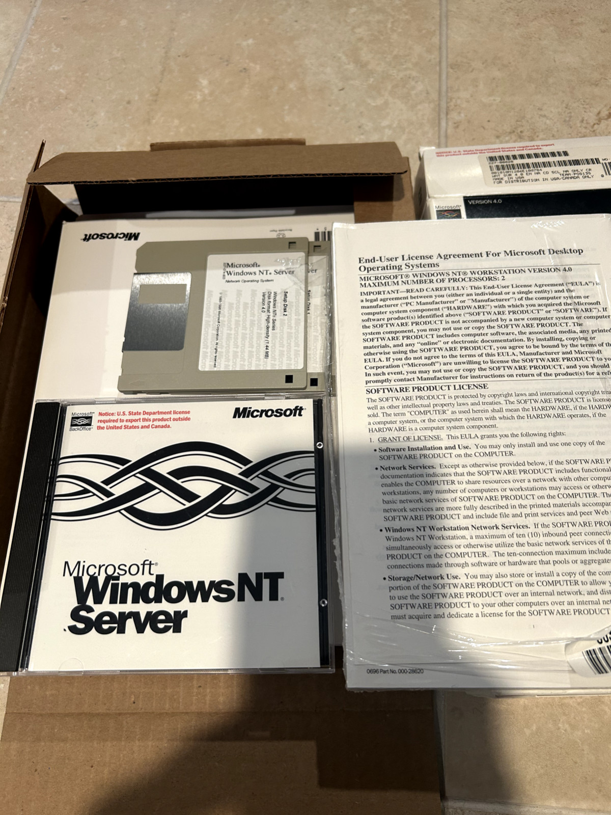 Microsoft Windows NT Advanced Server Version 4.0 CD Rom 5 client