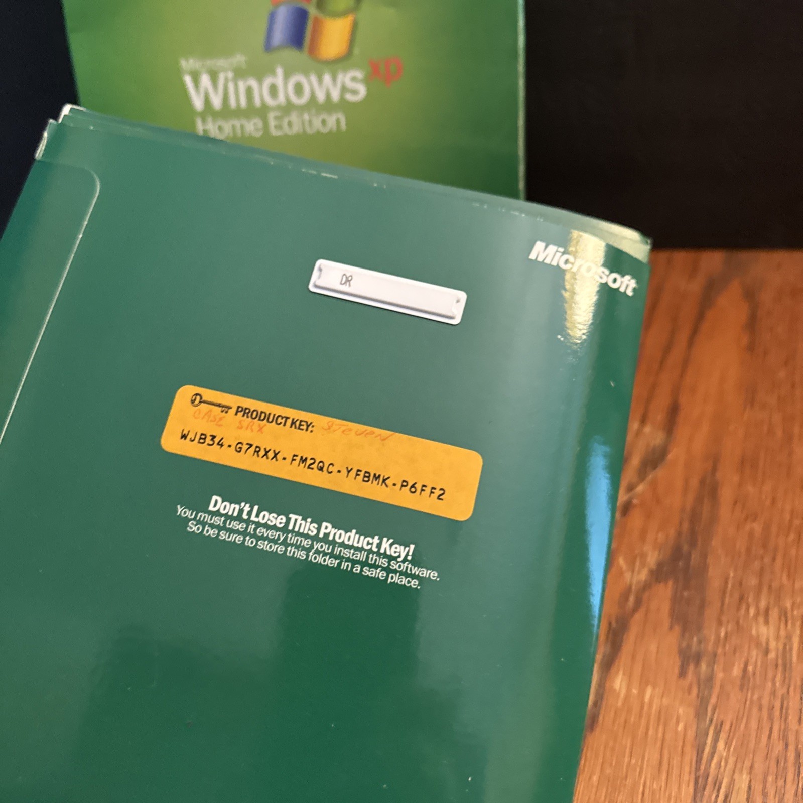 Vintage 2002 Microsoft Windows XP Home Edition Upgrade CD SP1 Retail Box USA