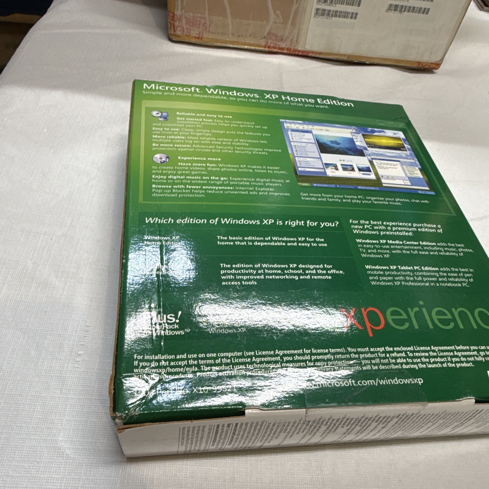 Microsoft Windows XP Home Edition Upgrade Service Pack 2 Operating System