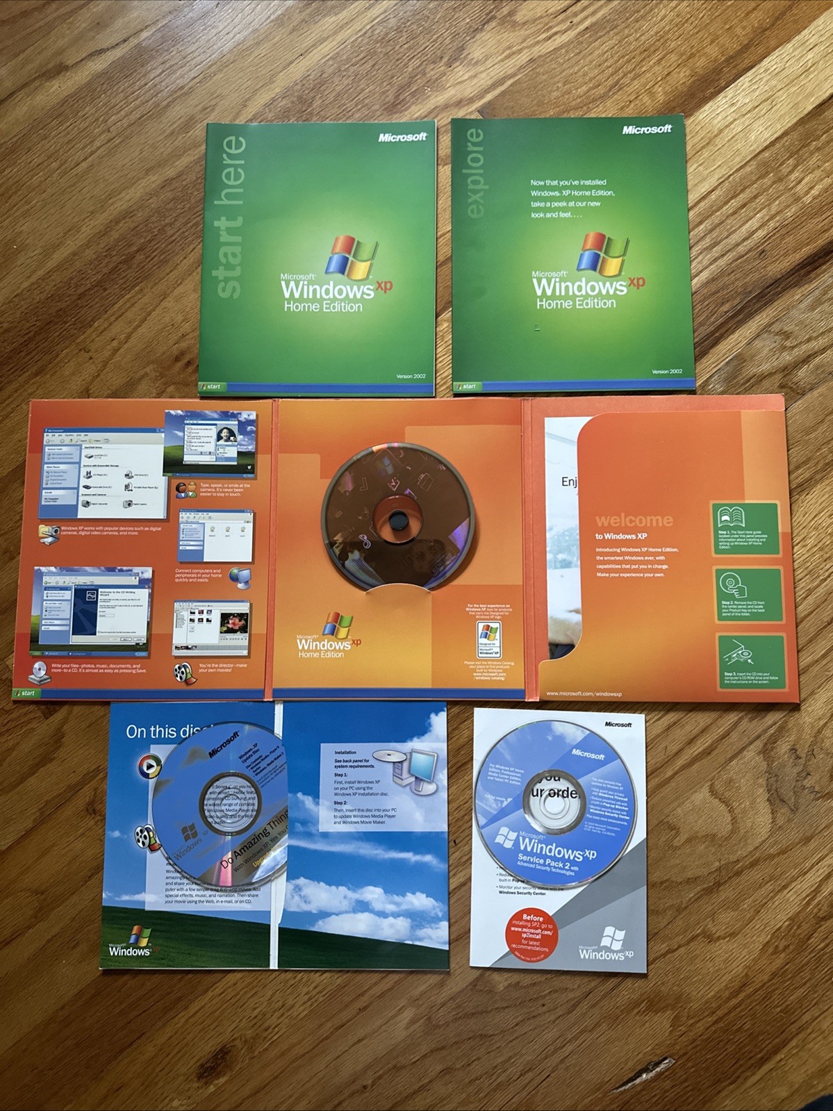 Microsoft Windows XP Home Edition Upgrade with Service Pack 2 CD-ROM Used